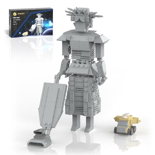 Mega Maid Spaceball I Creative Building Set with Mini Eagle 5, Space Movie Car Robot Model Building Kit, Christmas Birthday Toy Gift for Fans Teens Kids 8+