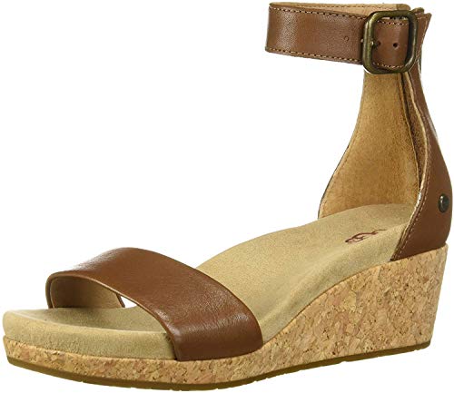 UGG Australia Zoe II, Sandalia para Mujer, Chestnut, 38 EU