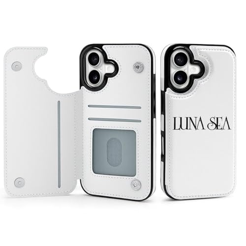 iPhone17�p�P�[�X �蒠�^ �J�[�h���[ Luna Sea �A�C�t�H��17�P�[�X ���z�^ �X�}�z�P�[�X �X�^���h�@�\ �y�� ������� PU���U�[ �S�ʕی� �g�уJ�o�[