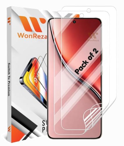 Image of Pack 2- Screen Glass Protector for Vivo S2 5G Unbreakable Membrane | Flexible TPU Film | Edge to Edge Installation Kit | Transparent