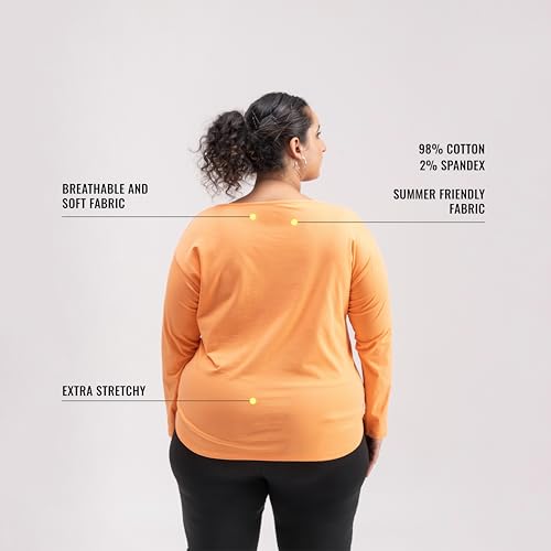 Image of Spirit Animal Plus Size Tshirts for Women | Casual Tshirts for Women | Tshirts for Women Workout, Gym, Running | Yoga Tshirt | Sweat Wicking Fabric | Relaxed Fit | Quick Dry
