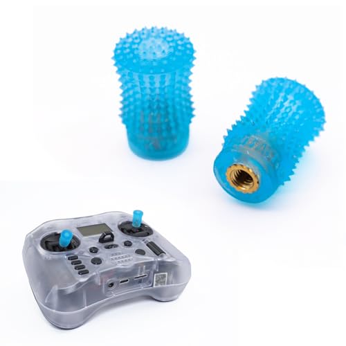 SoloGood RC Transmitter Stick Ends FPV Controller Replacement Joystick M3L for RadioMaster Pocket Remote Controller(V2 Blue)