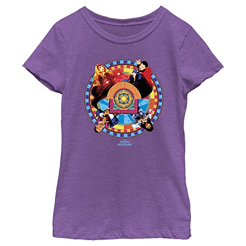 T-shirt Marvel Dr Strange Circle Badge pour fille idéal pour l'école et les loisirs