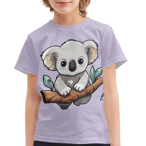 Image of JEOCODY Boys Girls Graphic Tees Funny 3D Printed Short Sleeve T-Shirts 3-16T