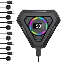 Auto Clicker Wireless Silenzioso Con Velocità Regolabile (1-99 Click Al Secondo), Display LED, Batteria 120mAh E Ricarica Type-C, Per Giochi E Attività Social - copertina