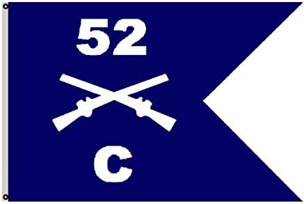 Large Flag Guidon banner Infantry Branch (United States) flag 20x27inch