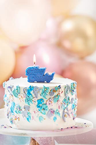Papyrus Happy Birthday Candle, Blue (1-Count) #TOP2