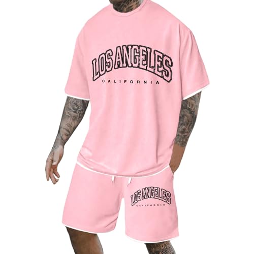 Combinaison d'été ample homme anti-chaleur avec short et haut léger