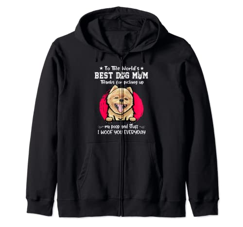 Pomeranian Best Dog Mom Dogs Lovers Funny Mothers Day Sudadera con Capucha