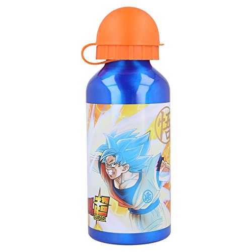 Stor Botella de aluminio para niños - cantimplora infantil - botella de agua reutilizable de 400 ml de Dragon Ball