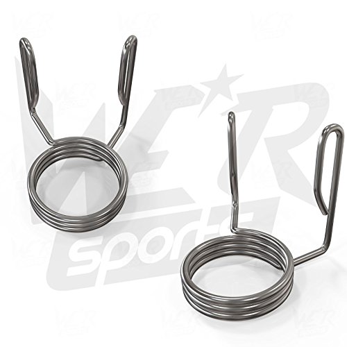 We R Sports 2 X Olímpico Acero Primavera Collares 2" 50mm Barra con Pesas Pesa Gimnasio Peso Bar Clips