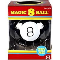 Mattel Games Magic 8 Ball Kids Toy, Retro-Themed Novelty Fortune Teller, Ask a Question & Turn Over for Answer (Amazon Exclusive)