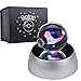Herefun Bola De Cristal 3D Luz Nocturna Lámpara Laser Engraving Regalo de Cumpleaños Lámpara Linda de Navidad Para Niños 50mm Ball Base de Decoloración Automática