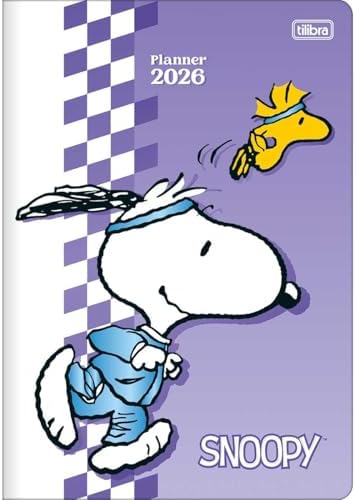 Planner 2026 MENSAL, 17,8 x 25,4 cm,90g, Grampeado CAPA ROXA