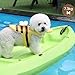 GRABAGECAN Pets Life Vest Swimsuit Life Vest Adjustable Belt Flotation Device Swimsuit for Swimming