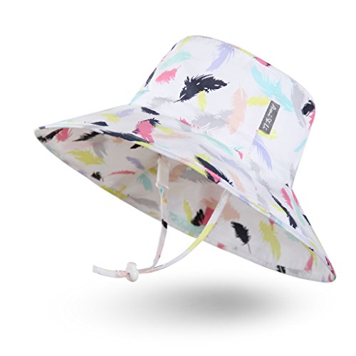 Ami&Li tots ベビー キッズ 赤ちゃん 帽子 女の子 日よけ 帽子 サンハット 調節紐付き UPF50+ つば広 子供 帽子 男の子 女の子 に適用ガールズ ボーイズ 海遊び・外出・旅