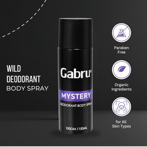 Image of Mystery Deodorant Body Spray for Men Long Lasting Fragrance 150ml