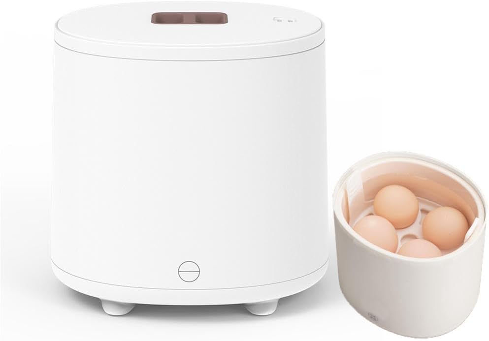 Egg Steamer,Egg Boiler Machine,Microwave Egg Poacher,Hard Boiled Egg,Electric Egg Cooker,Egg Boiler for Hard Boiled Eggs,Can Cook Loose Eggs,Spa Eggs,Steamed Egg Custard,Cooked Eggs