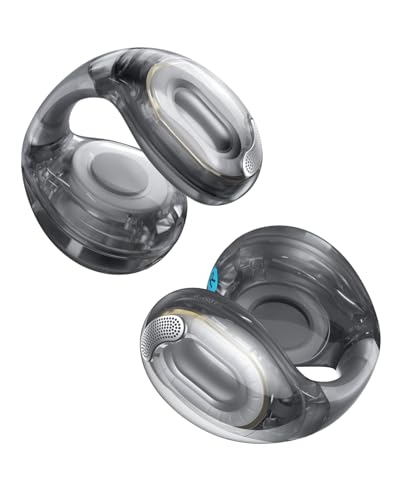 Soundcore C40i by Anker, écouteurs à Clip Ouverts Flexible, Commandes Boutons, Confort léger, Ajustement Stable avec Crochets d’Oreille, et Haut-parleurs pour Un Son Clair et expansif