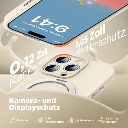 Coque iPhone 16 Pro Max support rotatif pour appels vidéo mains libres