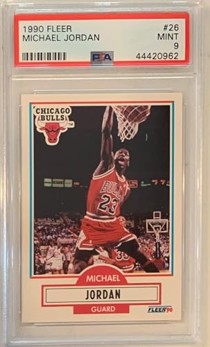 1990 Fleer Michael Jordan #26 PSA 9 Graded (Cert #44420962) | NBA Basketball Card