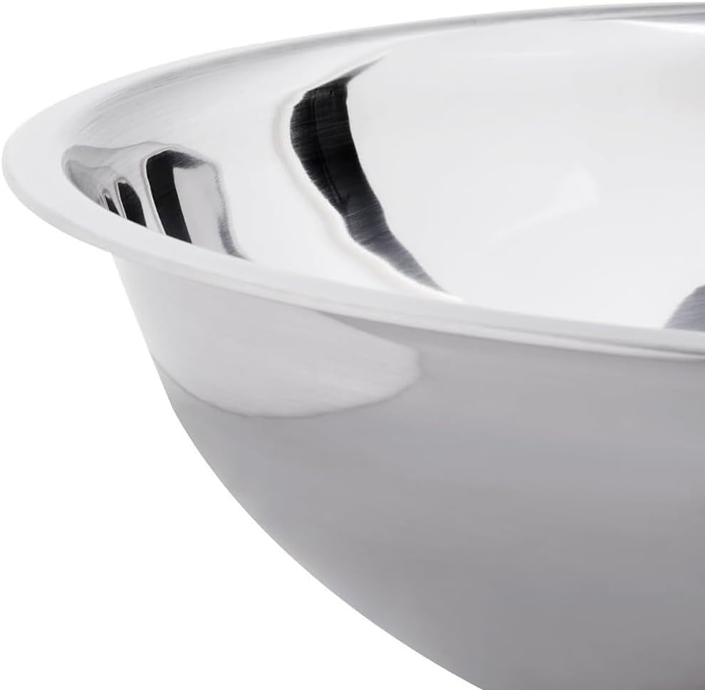 Soro Essentials- 13 qt. Heavy Duty Stainless Steel Mixing Bowl 22 Guage- Baking Bowls Mixing Bowls Kitchen Nesting Bowls Great for Cooking Baking Preparing Dough Batter and Space Saving Storage