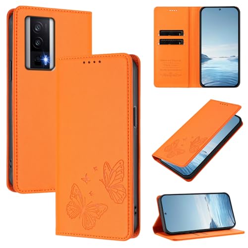 �X�}�z�P�[�X �Ή��@�� for Xiaomi Poco F5 Pro 5G,�Ή��@�� for Redmi K60 / K60 Pro �yRFID�u���b�N�z�y�J�[�h�z���_�[�t�����z �}�O�l�b�g�J�� �X�^���h�@�\�t���zPurple