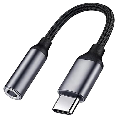 Topamz Type-C �C���z���W���b�N �ϊ� �A�_�v�^�[ �y2026�A�b�v�f�[�g�Łz ����DAC �n�C���]�Ή� (24bit/96KHz) USB-C to 3.5mm �I�[�f�B�I�ϊ��P�[�u�� ���ϋv��TPE�f�� ���ʒ���/�ʘb/���y�Ή� iPhon