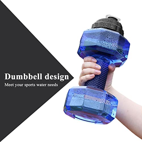 Contenedor de agua con forma de mancuerna de 2,2 l para evitar deshidratación 4