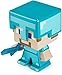 Mattel Minecraft 2021 Special Edition Action Figure, Large-Sized Steve in Diamond Armor for Minecraft Live Festival