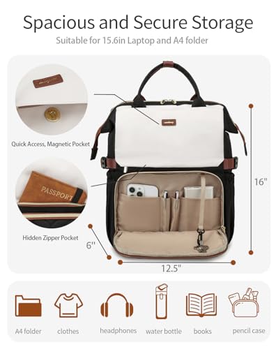VANKANY Backpack with USB Charging Port