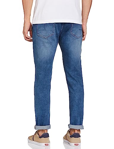 Image of Spykar Men's Slim Fit Low Rise Casual Jeans