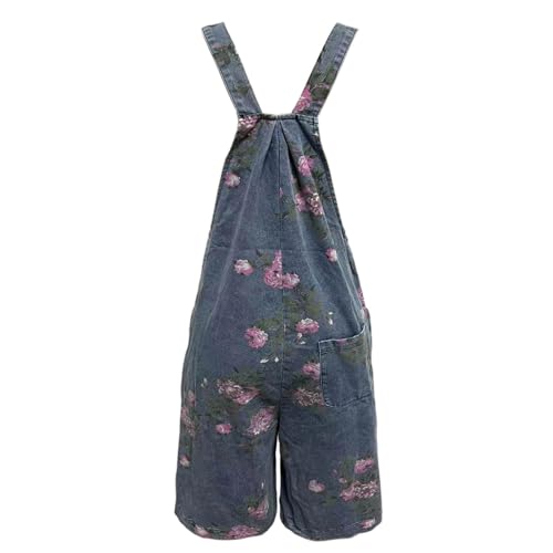 Pantalones vaqueros cortos tipo mono cómodo para el calor 4