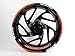 BIKE-label Lot d'autocollants pour bord de jante - Compatible avec KTM 390 Duke 710037-VA