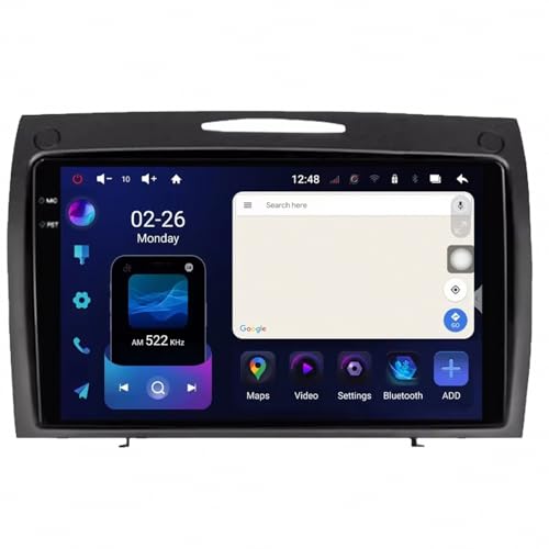 Navegación por satélite precisa para Mercedes SLK 2004-2011 con guiado por voz y mapas Europa
