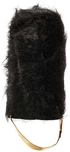 Jacobson Hat Company Men's Beefeater Hat with Chin Strap, Black, Adult