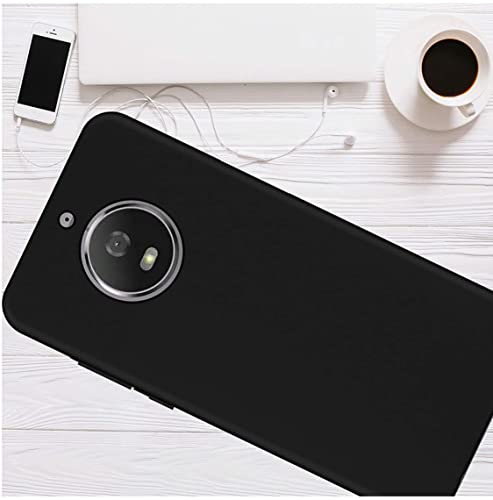 Image of Mobile Back Cover Case for Motorola Moto G5S (Silicone Case|CameraProtection|Black SC1510)