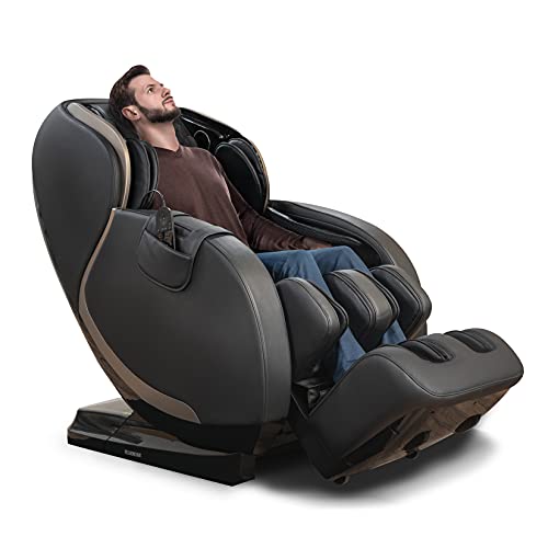 Relaxonchair [Yukon-4D Full Body Zero Gravity Shiatsu Massage Chair With Built-In Heat And Air Massage System (Black) #TOP27