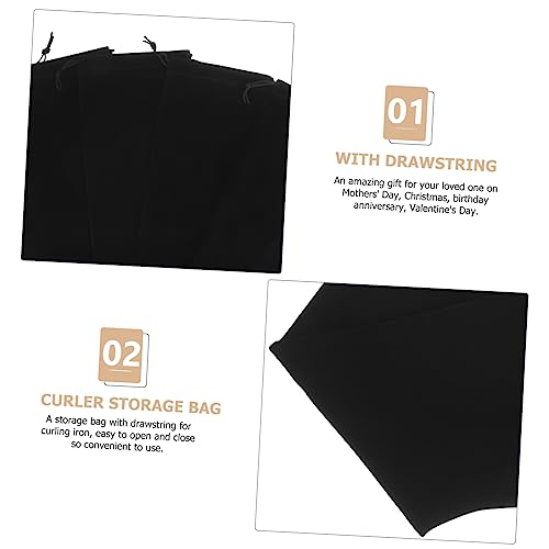 Bolsa Porta Plancha de Pelo y Rizador 5 Piezas Bolsa de Viaje con Cordón para Almacenamiento de Herramientas de Cabello miniatura 2