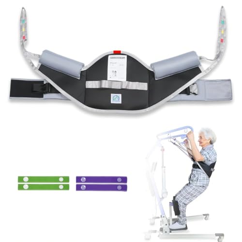 Eslinga para sentarse y pararse con soporte acolchado y resistencia de 500 libras en talla S