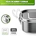 Blockhuette Fiambrera Acero inoxidable infantil Con 3 Compartimentos 800ml Imagen de Blockhuette Fiambrera Acero inoxidable infantil Con 3 Compartimentos 800ml