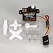 Produktbild deYukiko EMAX Digital Plastic Gear Servo ES9051 4.8V 0.8kg für RC Fixed Wing Airplane Schwarz