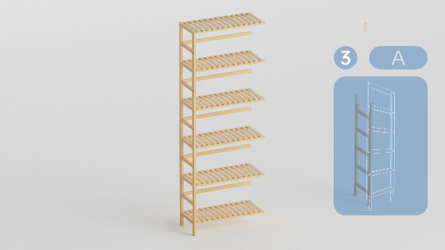 Amazon.com: HITNET Bamboo Shelf, 6-Tier Adjustable Tall Open