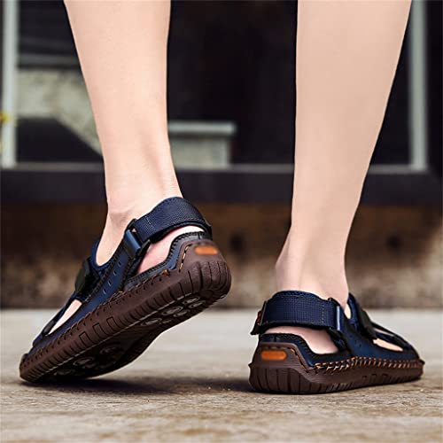 Mens Sandals Mesh Deck Beach Sandals Fisherman Shoes for Men Outdoor Handmade Men Shoes4