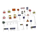 Assemblage polyvalent : permet aux enfants d'assembler et de démonter librement les panneaux, favorisant ainsi le jeu imaginatif, accessoires de train pour enfants, panneau de signalisation