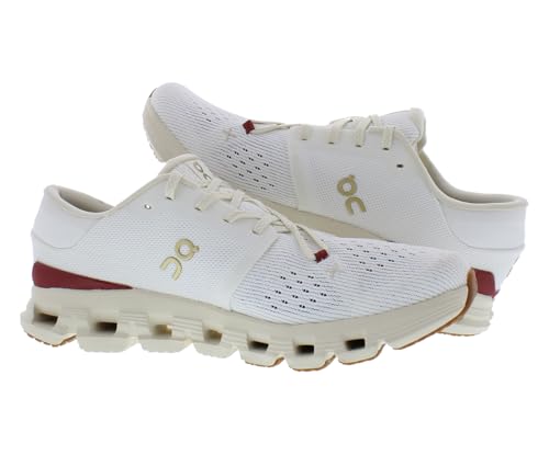 Image of On Cloud X 4 Womens Shoes Size 11, Color: Ivory /Cream-White