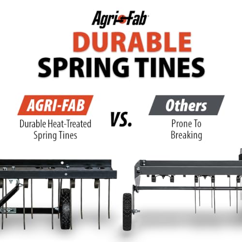 Agri-Fab 40in Tow Behind Lawn Dethatcher Review Durable Spring Steel Benefits - Image 4