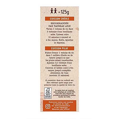 TAUREAU AILE - Riz Long Camargue 500G - Lot De 4 - Offre Special