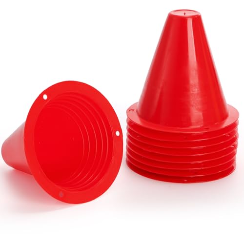 image for Bekith 120 Pack Indoor Outdoor Agility Mini Sports Cones, 3 Inch Train