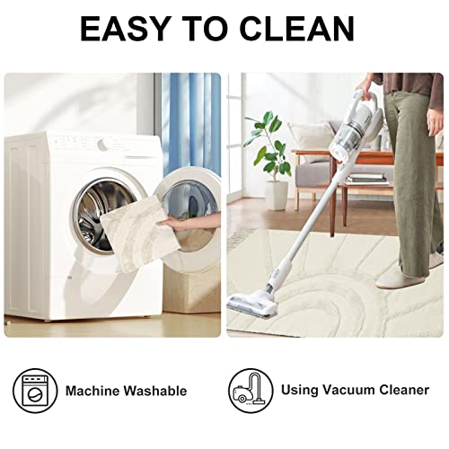 Ojia Hallway Runner Rug 2' X 6' Tufted Sun Rug Boho Hallway Rugs Cotton Woven Throw Rugs With Tassels Washable Farmhouse Kitchen Rugs Runner Floor Mats For Laundry Entryway Bedroom #TOP4